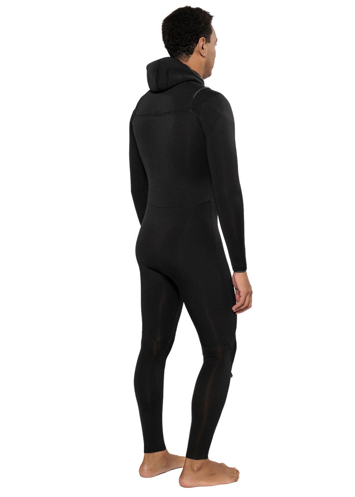 SALT Element Mens Chest Zip Hooded Steamer - 4/3mm