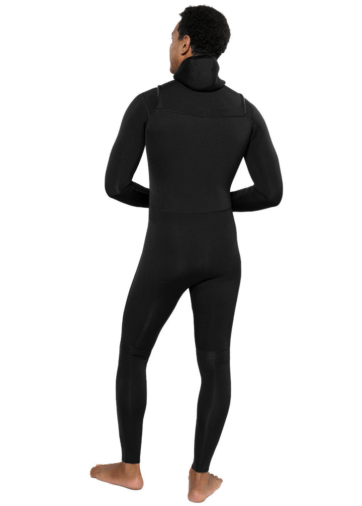 SALT Element Mens Chest Zip Hooded Steamer - 4/3mm