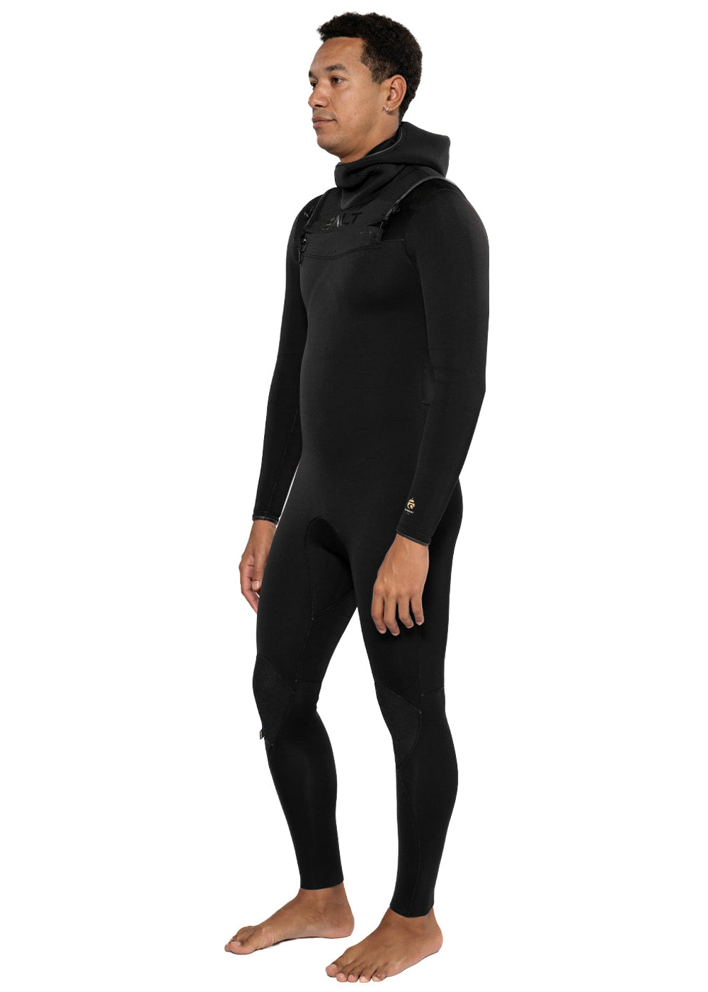 SALT Element Mens Chest Zip Hooded Steamer - 4/3mm