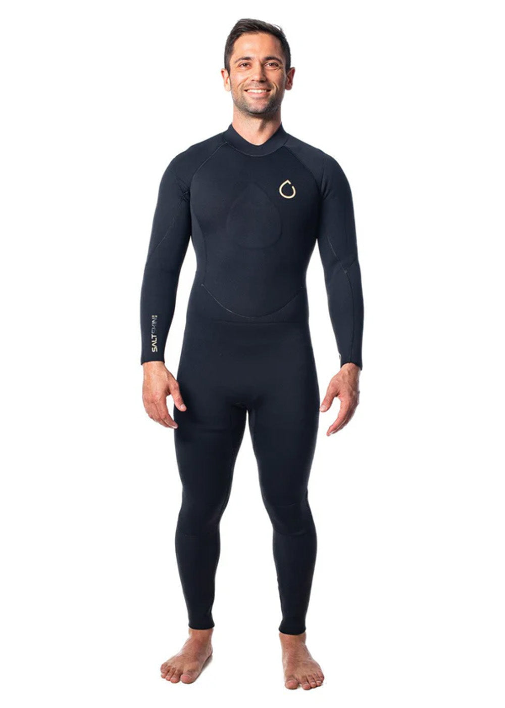 SALT Mens 3/2mm Back Zip Wetsuit