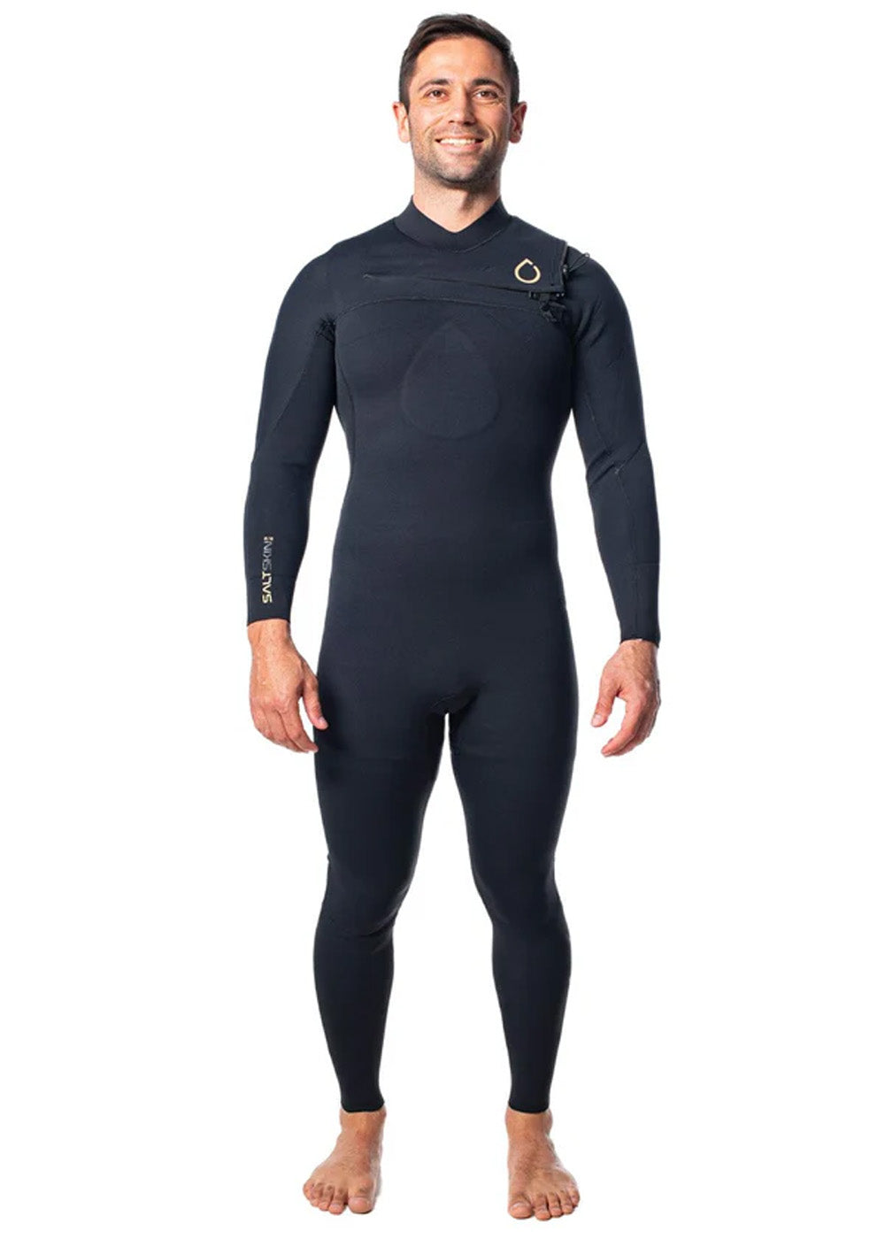 SALT Mens 3/2mm Chest Zip Wetsuit