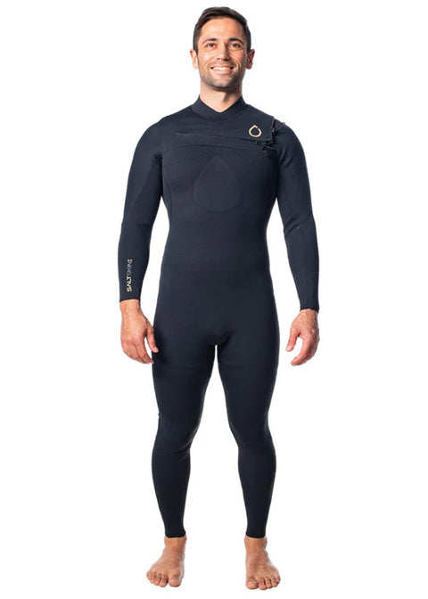 SALT Mens 3/2mm Chest Zip Wetsuit