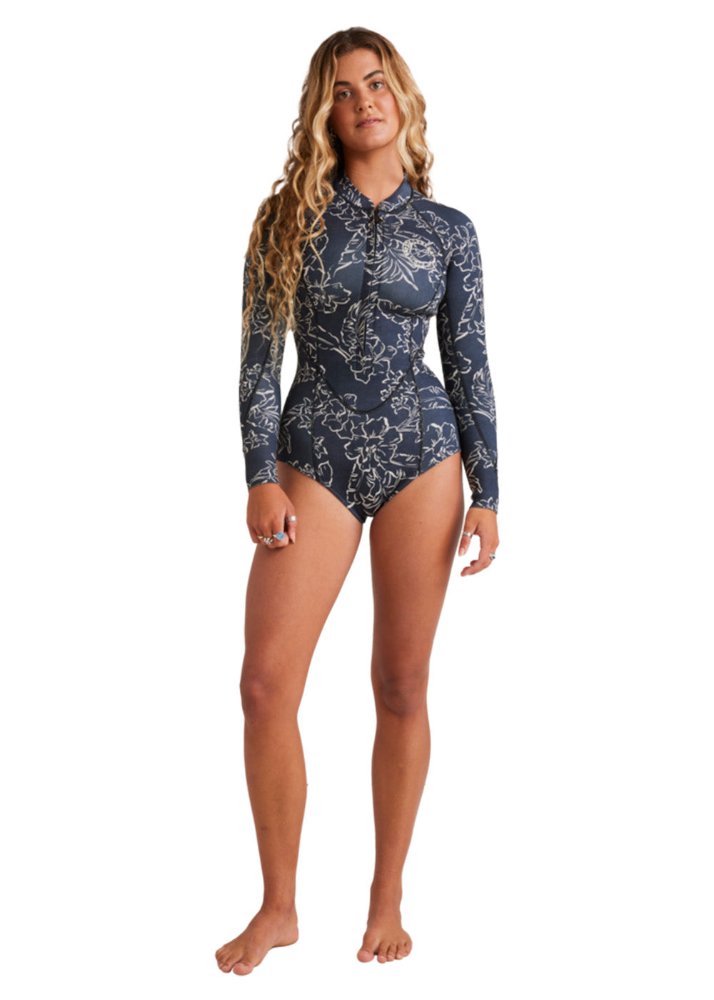 Billabong Womens Salty Dayz 2mm FZ LS Spring Suit Wetsuit