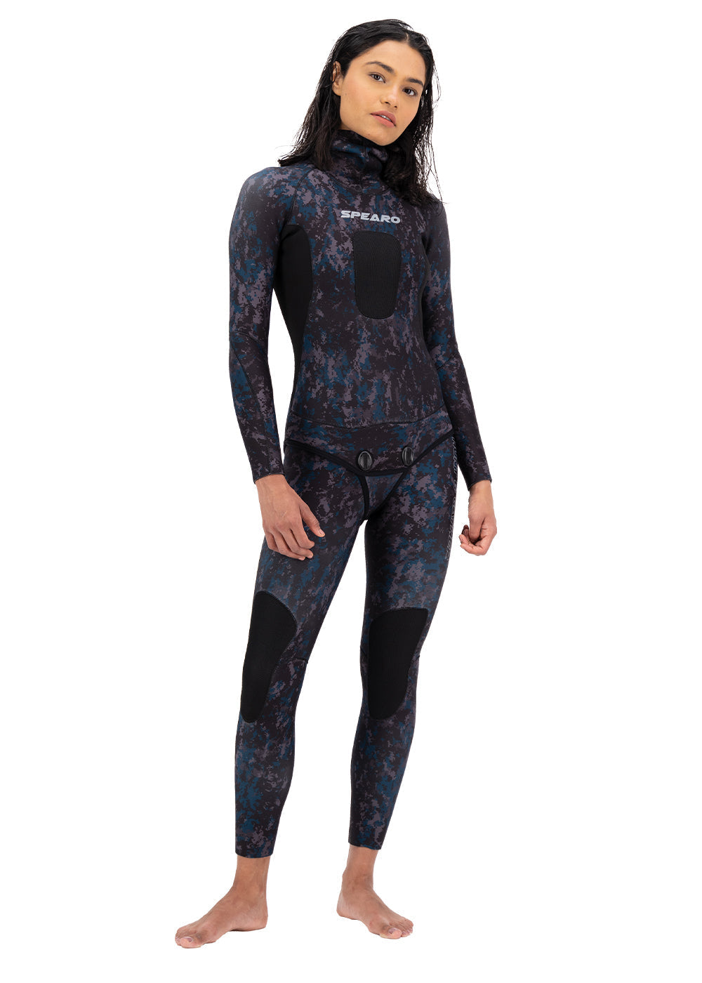 Spearo Womens 7 Seas 5mm Lined 2 Piece Wetsuit