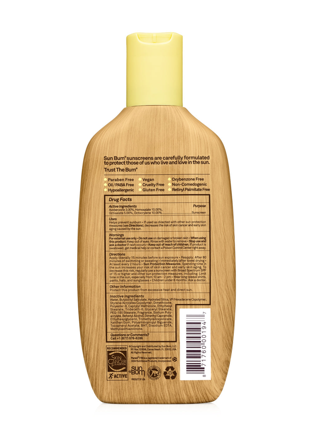 Sun Bum SPF 50+ Sunscreen Lotion