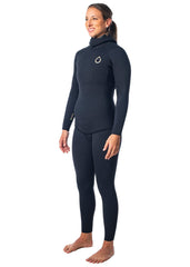 SALT Womens 3.5mm Hooded Lined 2 Piece Wetsuit