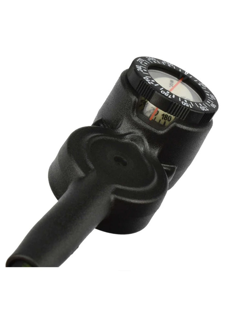 Seac Compact 2 Diving Pressure and Depth Gauge Console with Compass - Bar