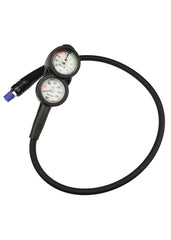 Seac Compact 2 Diving Pressure and Depth Gauge Console with Compass - Bar