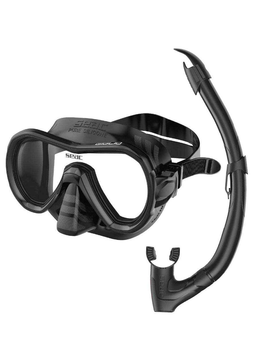 Seac Giglio Mask and Fast Tech Snorkel Snorkelling Set