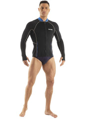 Seac Lover Mens 2mm L/S Zip Up Wetsuit Top