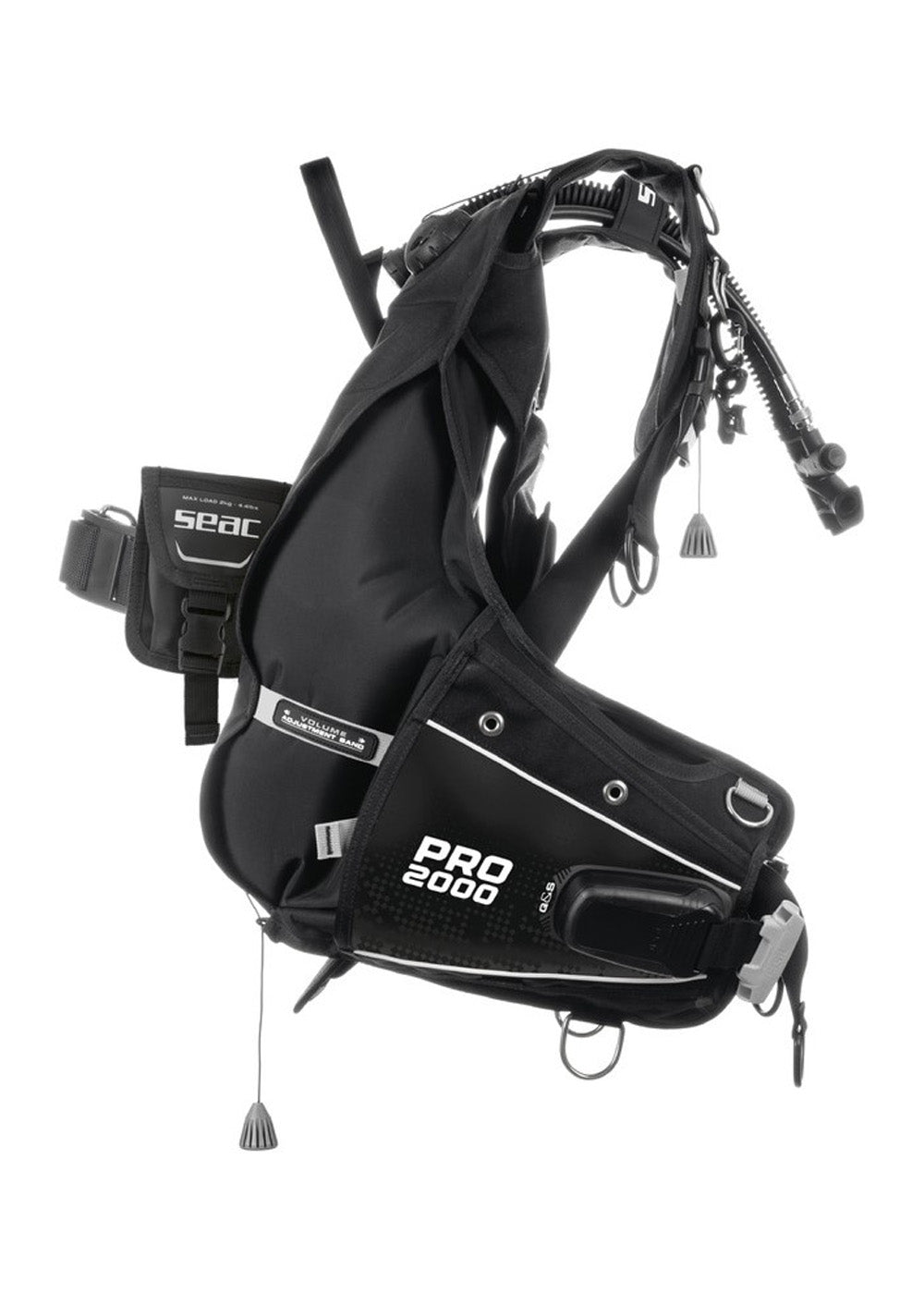 Seac Pro 2000 Jacket Style BCD with Integrated Weight Pockets