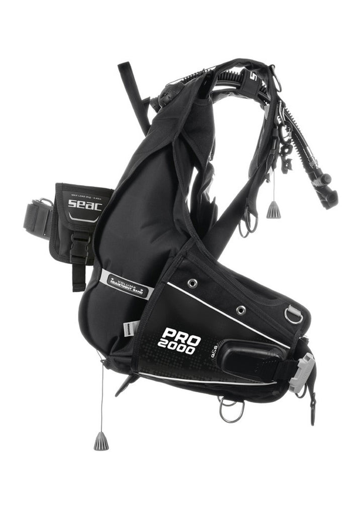 Seac Pro 2000 Jacket Style BCD with Integrated Weight Pockets