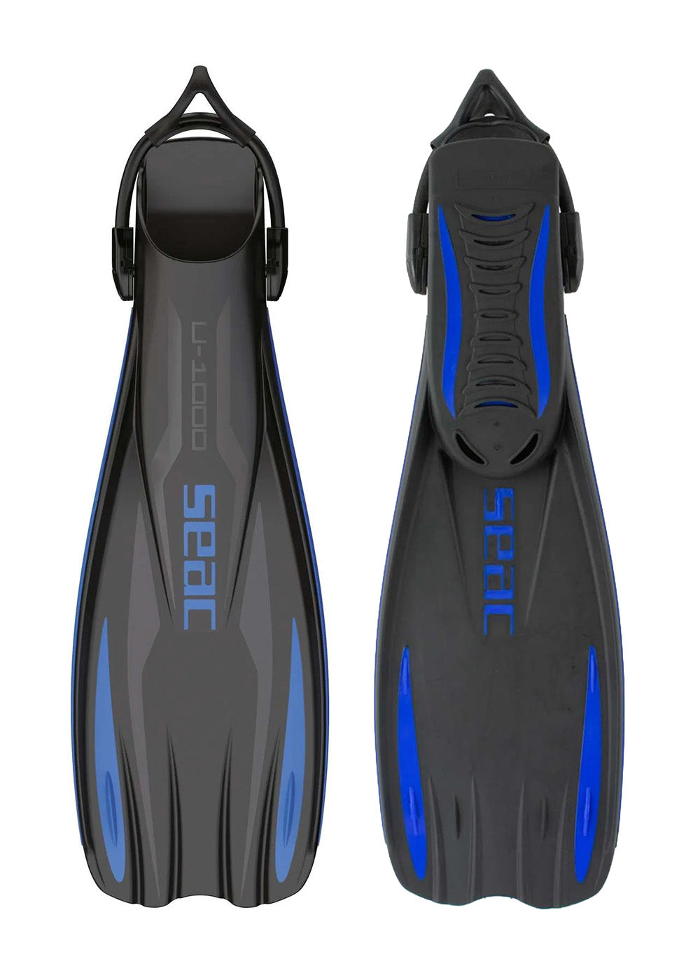 Seac U-1000 Sling Strap Open Heel Scuba Dive Fins