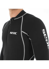 Seac Carezza Mens 2.5mm Front Zip Steamer Wetsuit
