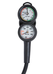 Seac Compact 2 Diving Pressure and Depth Gauge Console - Bar