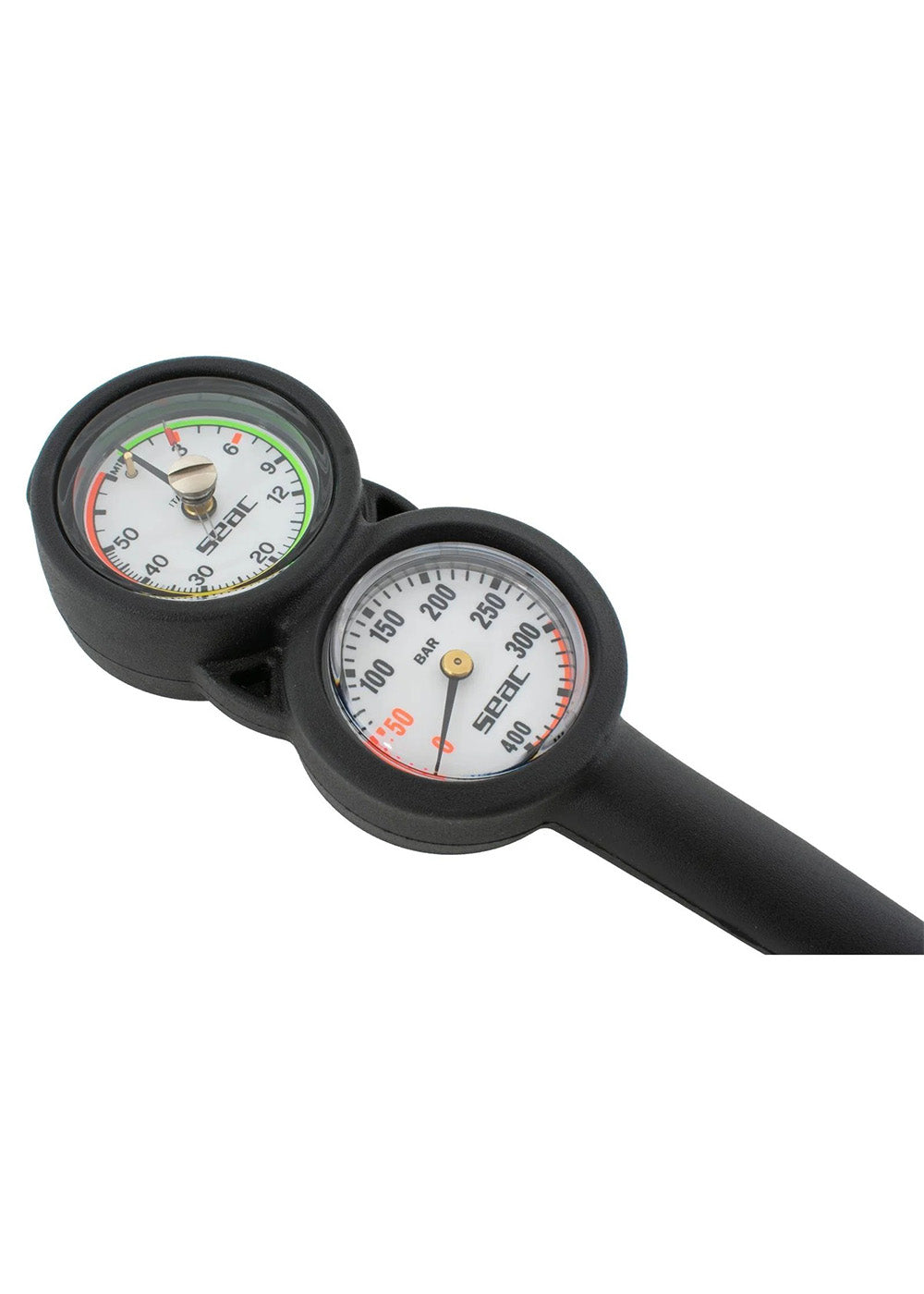 Seac Compact 2 Diving Pressure and Depth Gauge Console - Bar