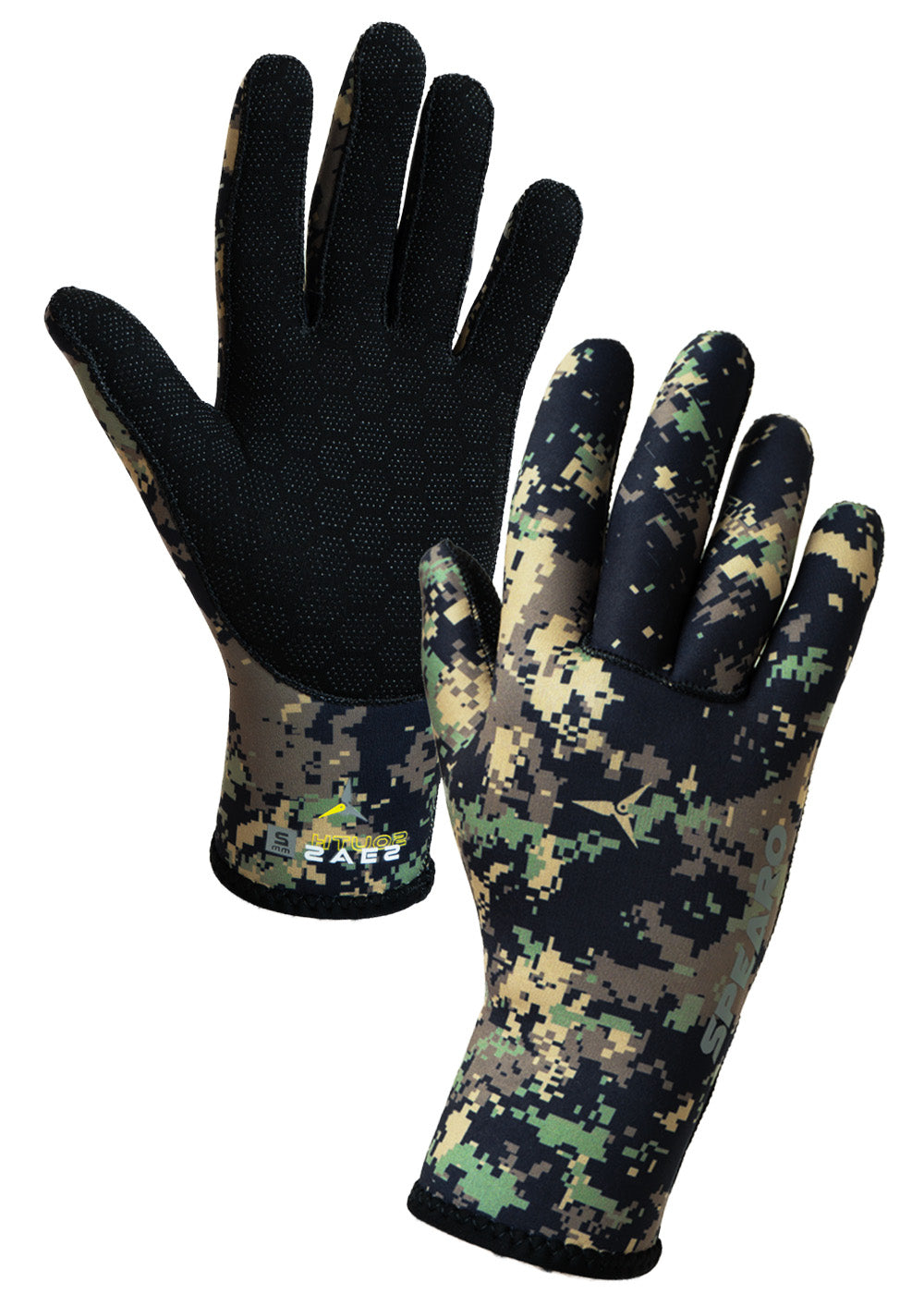 Spearo South Seas Mens 5.0mm Wetsuit, Socks &amp; Gloves - Combo