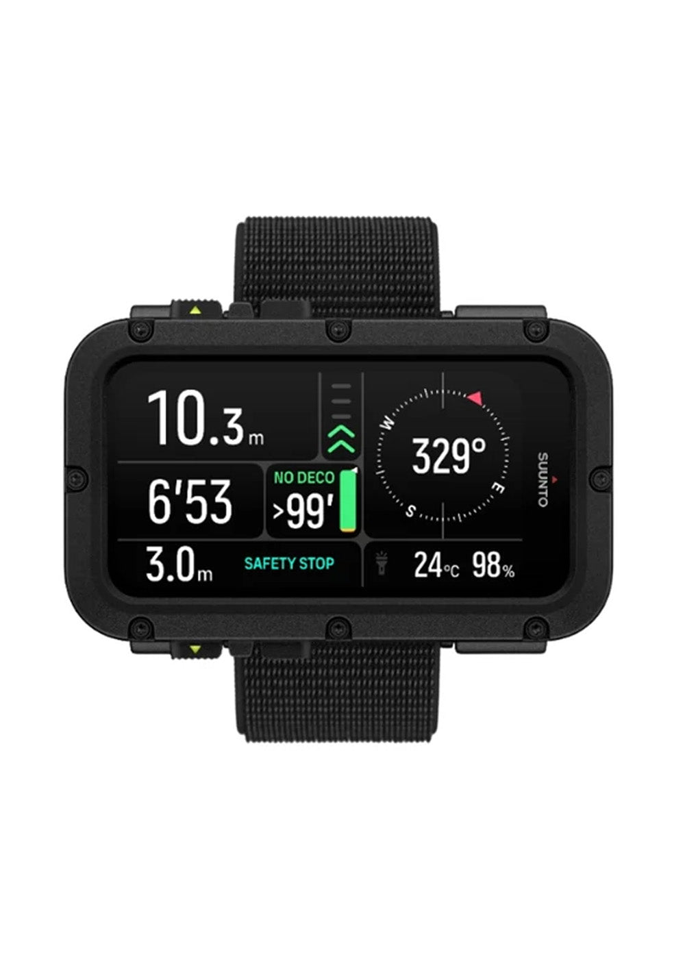 Suunto Nautic Wrist Dive Computer with Nylon Textile Strap