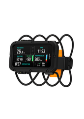 Suunto Nautic Wrist Dive Computer and Transmitter Bundle Pack - Bungee Strap