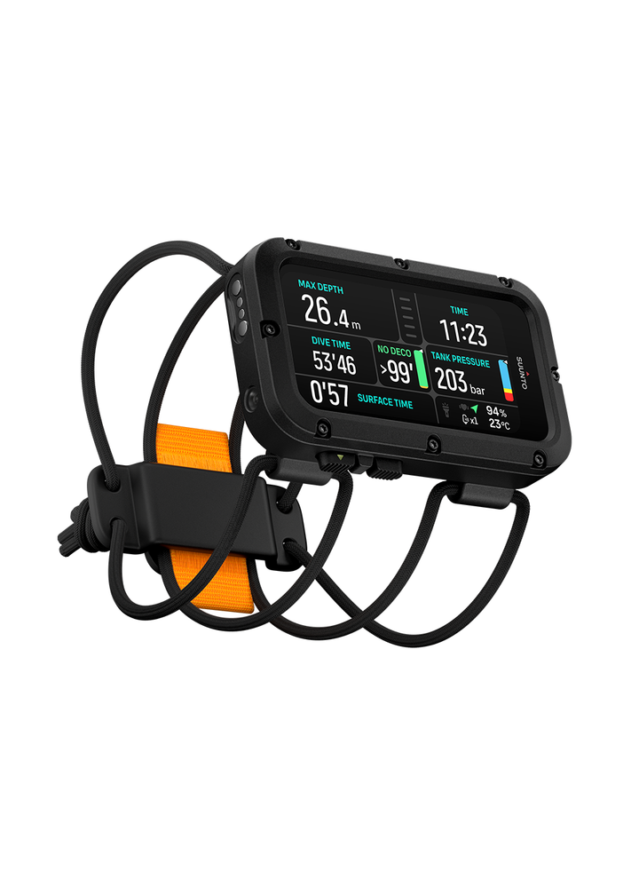 Suunto Nautic Wrist Dive Computer and Transmitter Bundle Pack - Bungee Strap