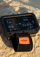 Suunto Nautic Wrist Dive Computer and Transmitter Bundle Pack - Bungee Strap