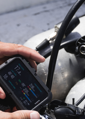 Suunto Nautic Wrist Dive Computer and Transmitter Bundle Pack - Bungee Strap