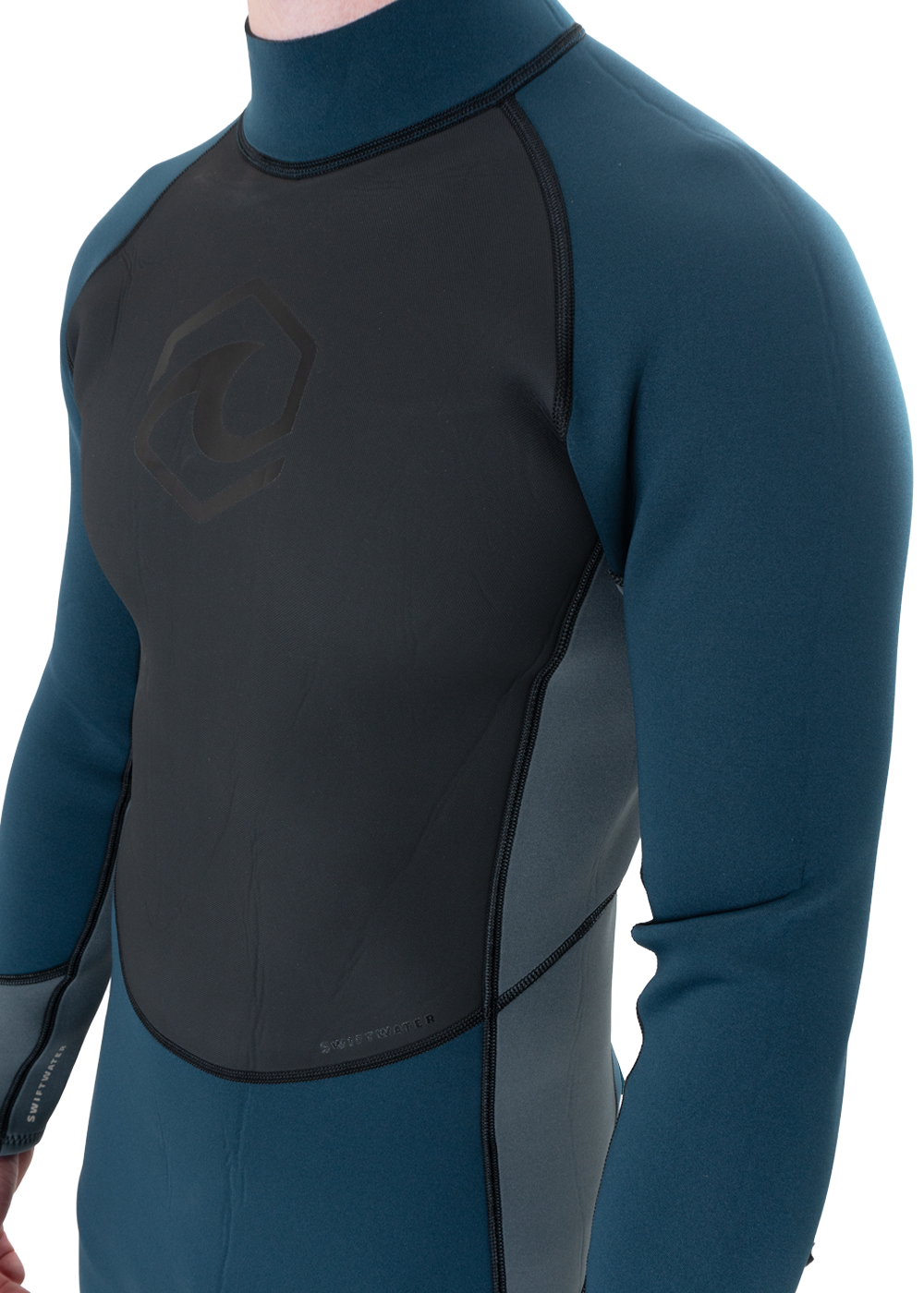 Swiftwater Mens Back Zip 2.5mm Steamer Wetsuit - Adreno - Ocean Outfitters