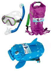 Mixed Matched Mares Sea Pals Snorkeling Gear