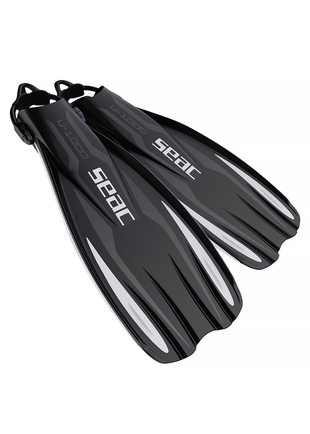 Seac U-1000 Open Heel Scuba Dive Fins