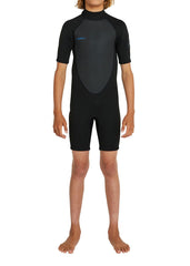 O'Neill Boys Reactor 2 2mm Back Zip Short Sleeve Spring Suit