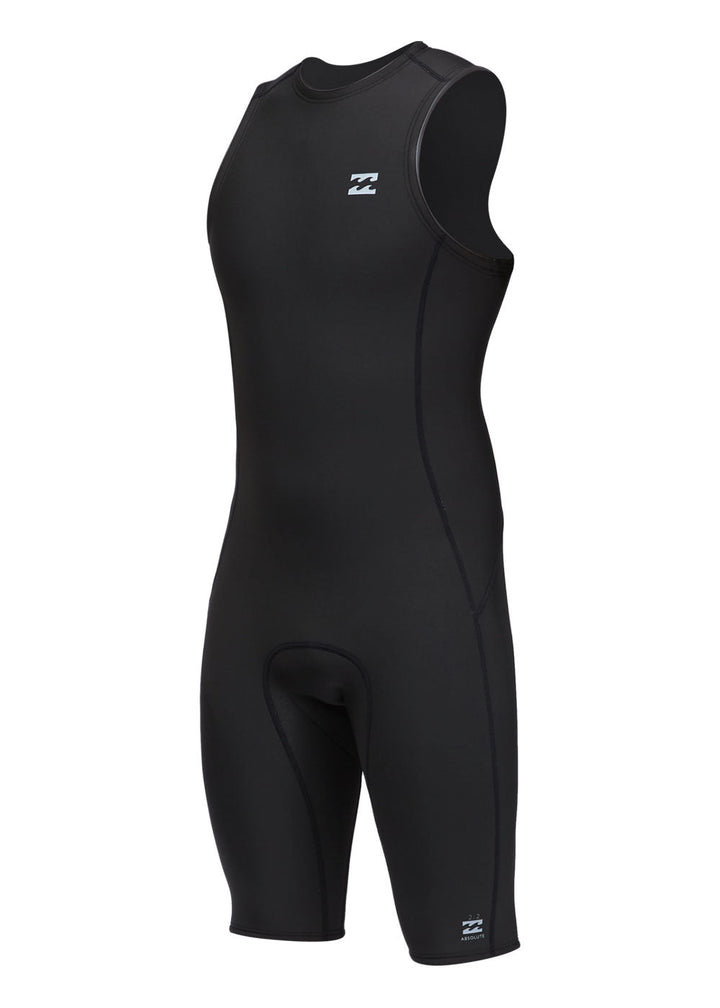 Billabong Mens Absolute 2/2mm Zipperless Short John Wetsuit