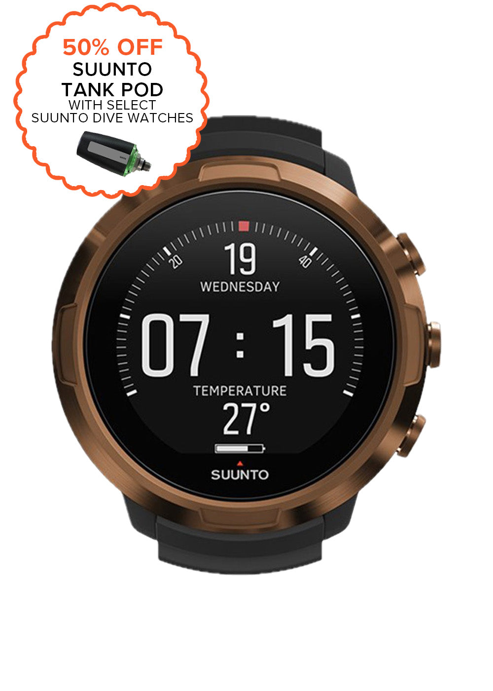 Suunto D5 Copper with USB Cable Black