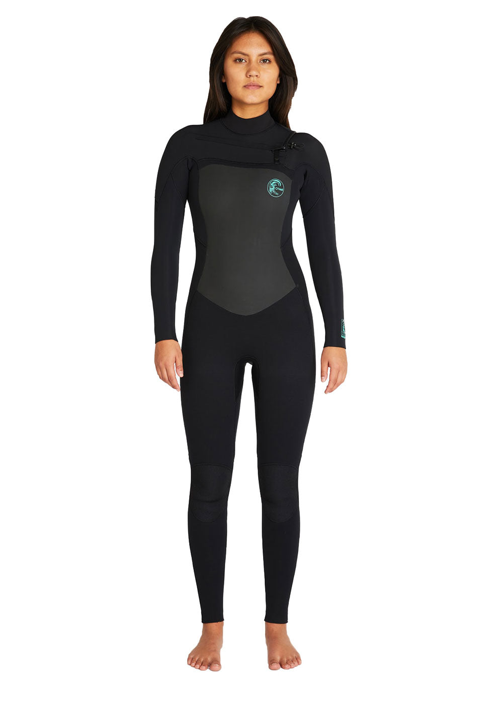 O'Neill Womens Bahia Chest Zip Steamer Wetsuit 3/2mm