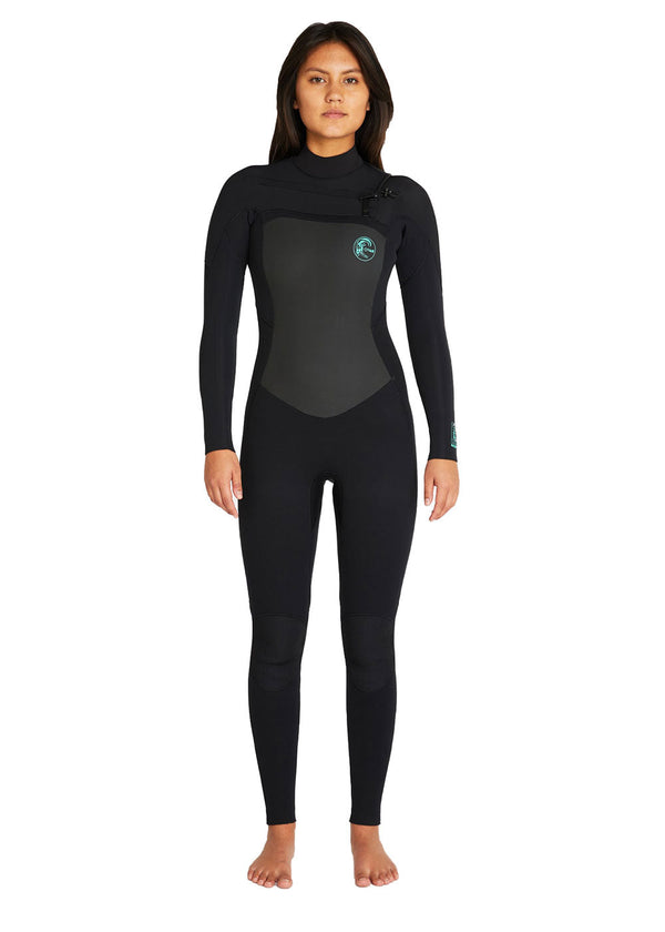 O'Neill Womens Bahia Chest Zip Steamer Wetsuit 3/2mm