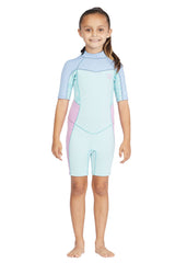 Billabong Toddler Synergy 2/2mm Back Zip Short Sleeve Spring Suit