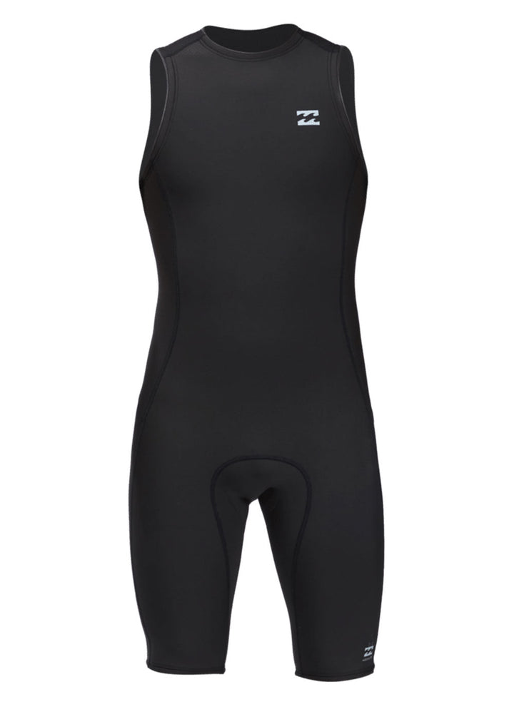 Billabong Mens Absolute 2/2mm Zipperless Short John Wetsuit