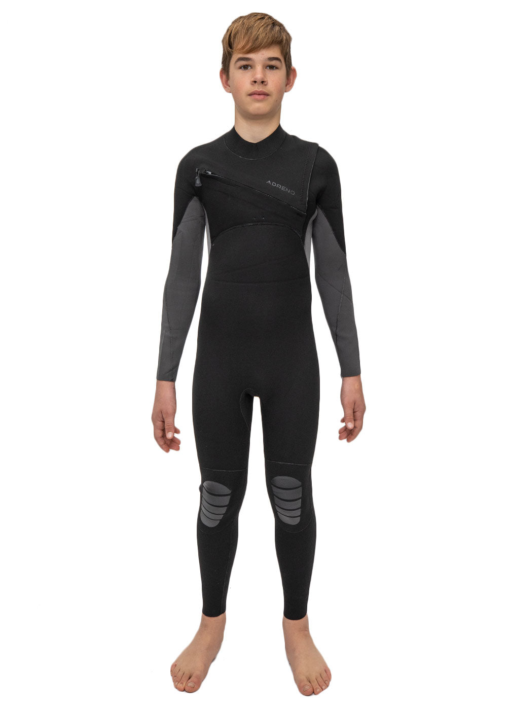Adreno Youth Carve 3/2mm Chest Zip Steamer Wetsuit