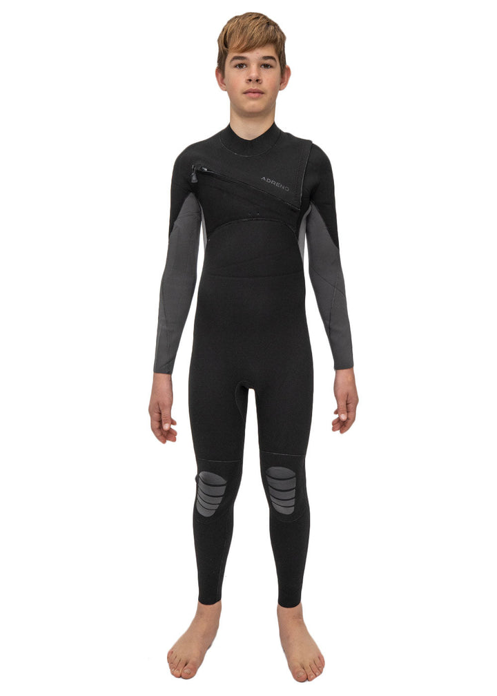 Adreno Youth Carve 3/2mm Chest Zip Steamer Wetsuit