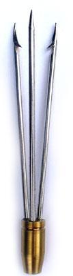 Land and Sea Brass 3 Barb Cluster 5/16