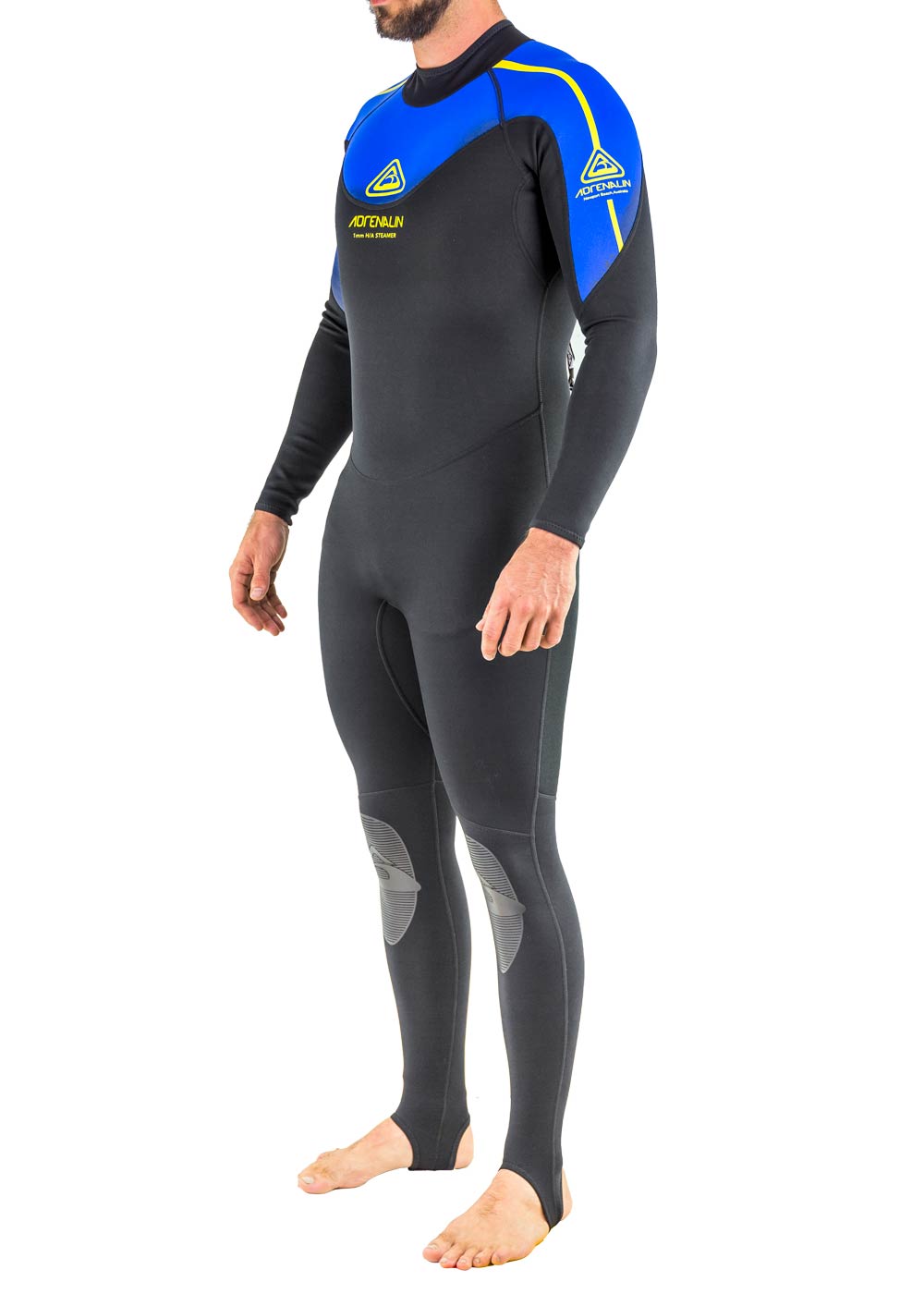 Adrenalin Mens Hardass 1mm Back Zip Steamer Wetsuit
