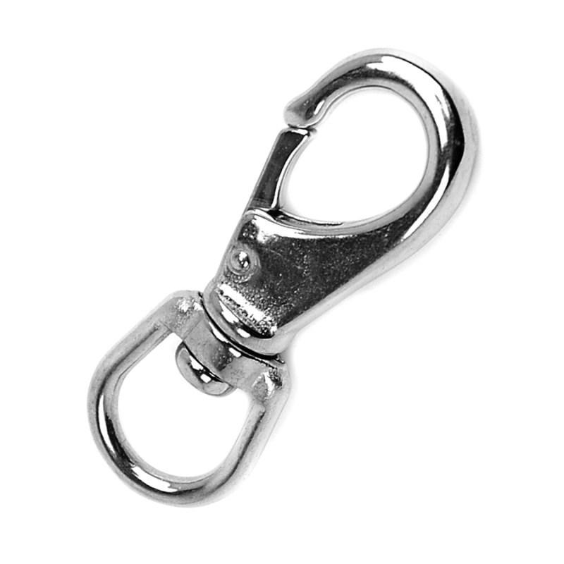 Problue Stainless Steel Snap Clip and Swivel Ring 11.8cm
