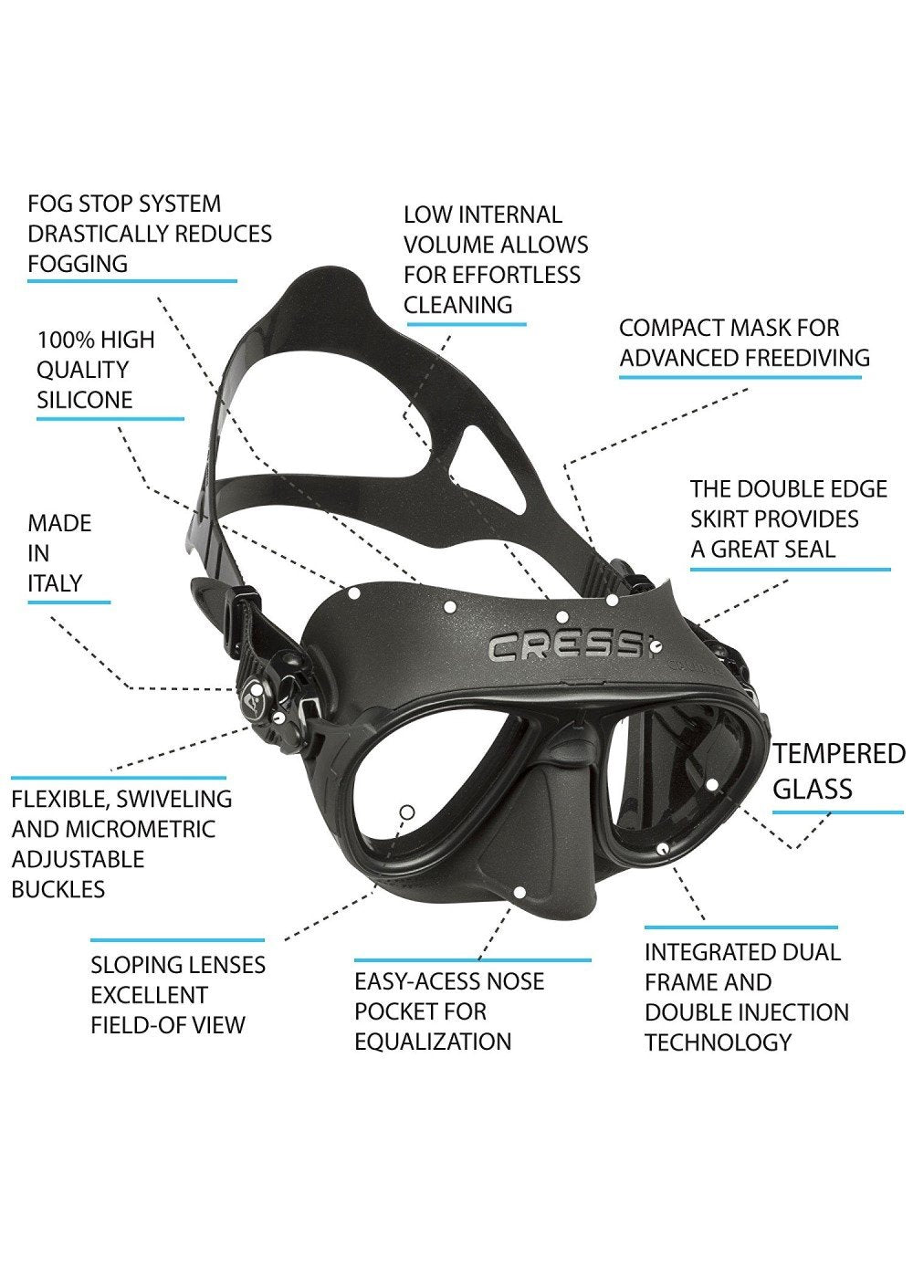 Cressi Calibro Silicon Mask