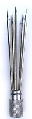 Land and Sea Aluminium 5 Barb Cluster Female Thread