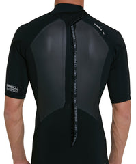 O'Neill Mens Defender 2mm Short Sleeve Back Zip Steamer Wetsuit