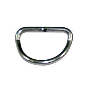 Problue Stainless Steel D-Ring Bent Style - Closed Link