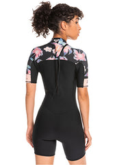Roxy Womens 2.0mm Swell Series Short Sleeve Back Zip Spring Suit