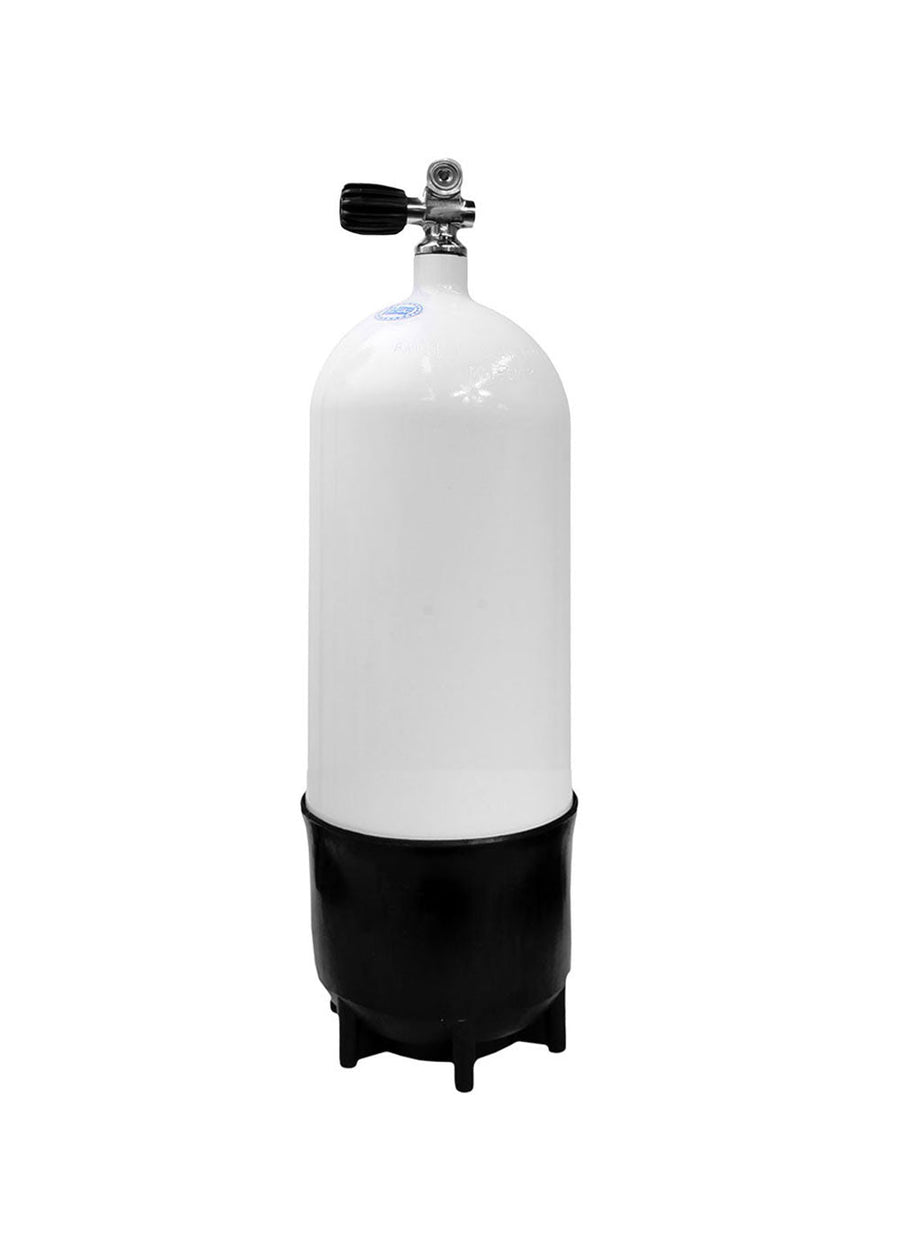 Faber 10.5L 232Bar Scuba Diving Tank - Cylinder/Boot/Valve