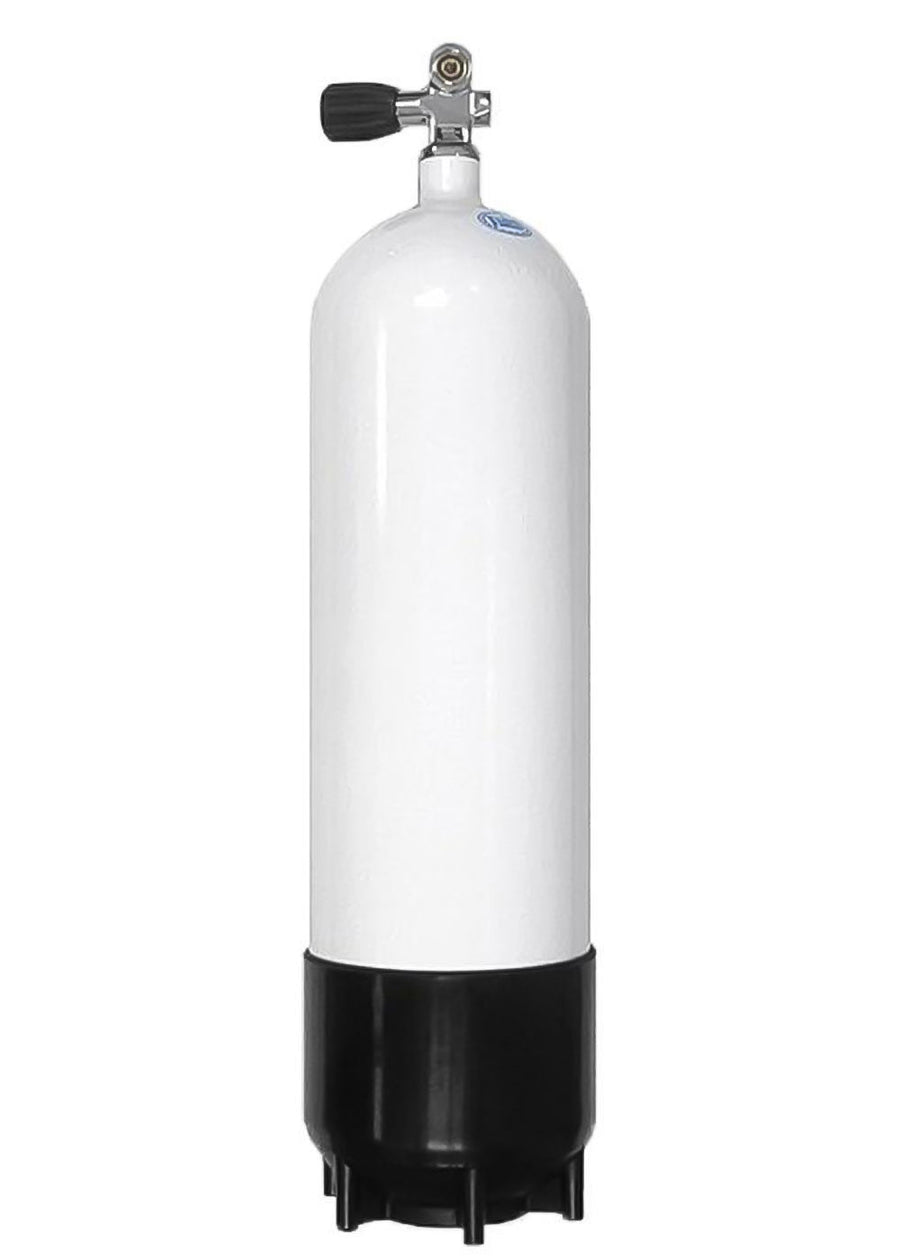 Faber Standard 12.2L 232Bar Scuba Diving Tank - Cylinder/Boot /Valve