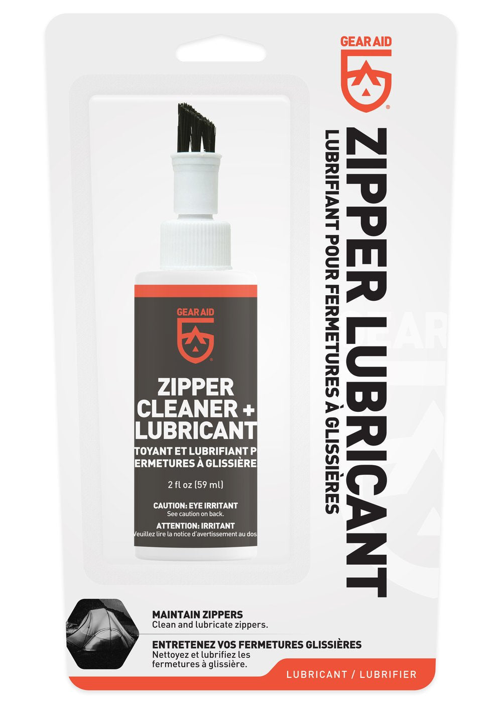 Gear Aid Zipper Cleaner and Lubricant  60ml (2oz)