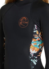 O'Neill Girls Bahia 2mm Back Zip Long Sleeve Mid Spring Suit Wetsuit